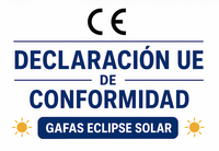 Declaración de conformidad gafas eclipse