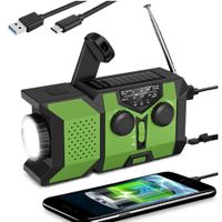 Kit apagçon SOS: radio, powerbank, solar, dinamo